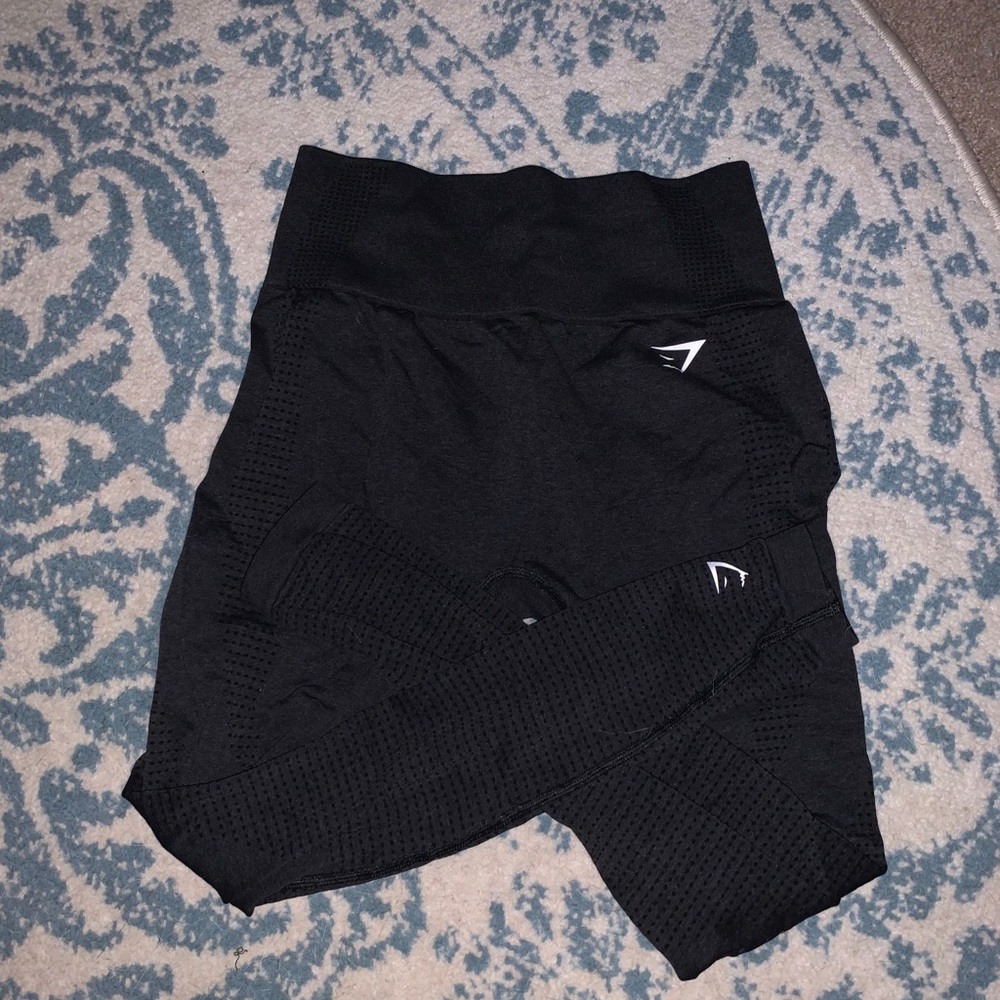 Gymshark Vital Seamless 2.0 Leggings - Black Marl
